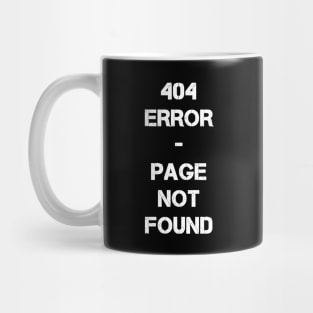 404 Error - Page not found Mug